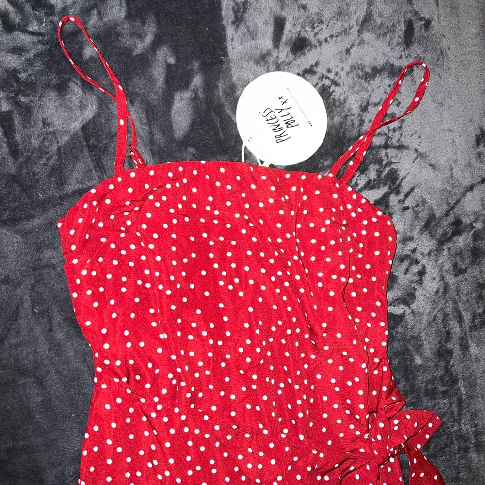Princess Polly Caesura Mini Dress in Wine Size 2 New with tag - Picture 6 of 15